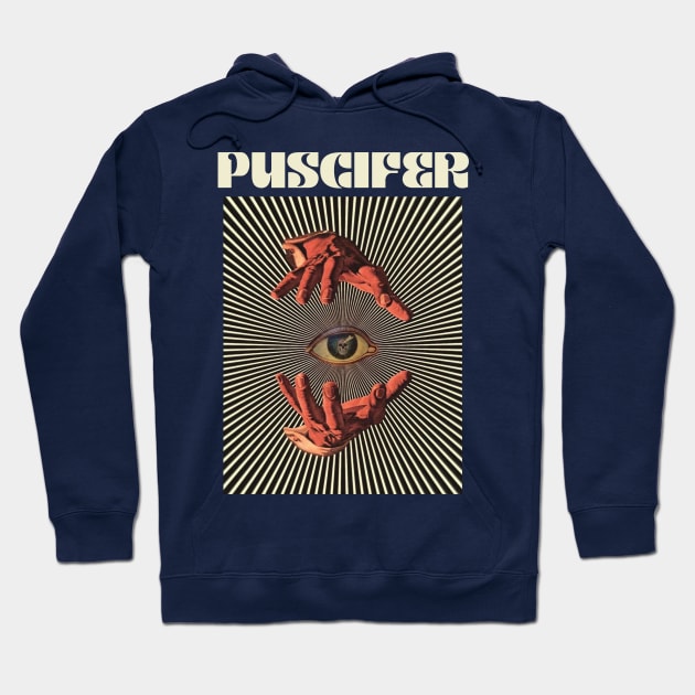 Hand Eyes Puscifer Hoodie by Kiho Jise